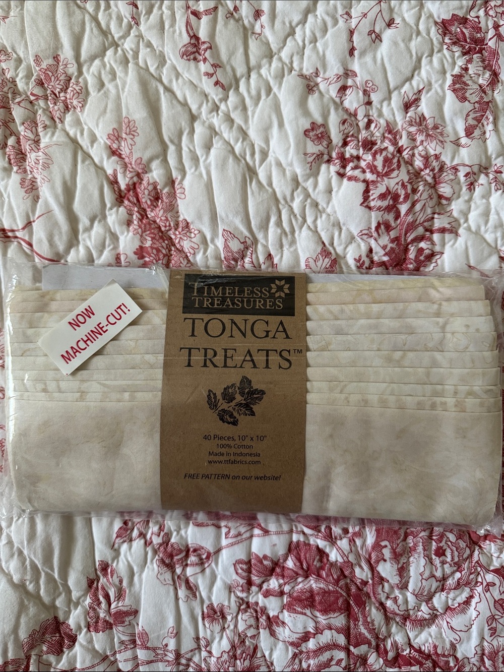 Tonga Treats Cream Cotton Quilt Fabric Pack